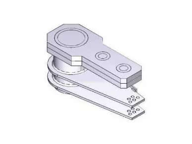 Came 119RIA038 Fixation du support droit de la porte