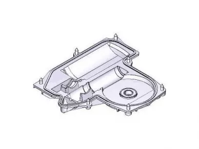 CAME 119RIA074 Lower casing Frog-j myto