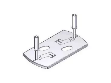 CAME 119RIBX049 Operator anchoring plate - bx-243