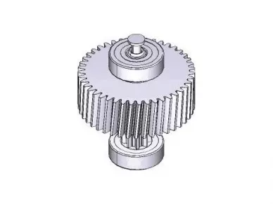 CAME 119RID123 First reduction shaft and crown - f1000