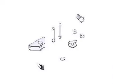 Came 119RID240 Fixation du bras de porte