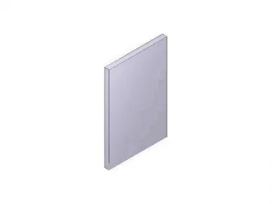 CAME 119RIG208 Rectangular boom caps 60x40 10pcs