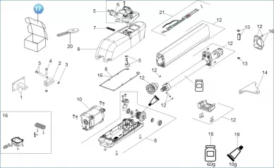 FAAC 113219 Spare packaging operator 415