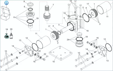 Faac 113227 Emballage de rechange