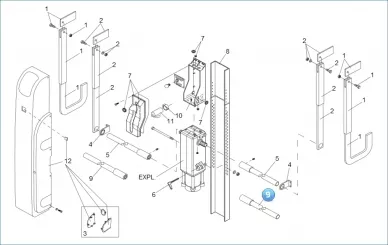 Faac 390592 Paire de tubes de transmission