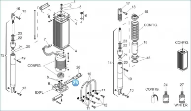 FAAC 424594 External release triangular key