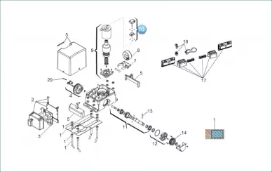 Faac 428280 Encodeur du moteur
