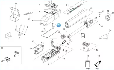 Faac 428403 Module de déverrouillage de l'actionneur