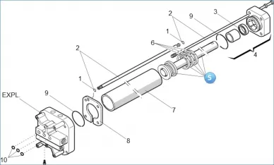 Faac 4350065 Piston de cylindre