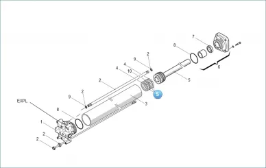 Faac 4350105 Piston de cylindre