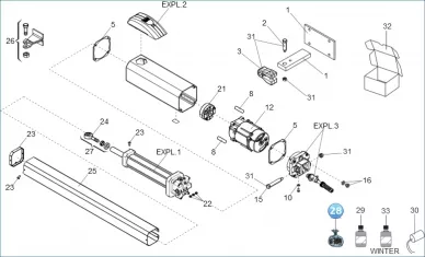 Faac 490328 Jeu de joints remplace