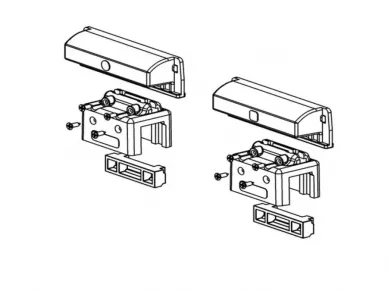 Faac 63001035 Aimants avec supports