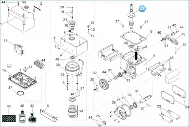 Faac 63001609 Arbre moteur