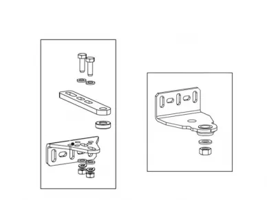 Faac 63002565 Supports de fixation