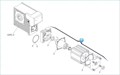 Faac 63003157 Ensemble moteur
