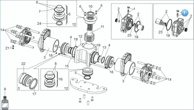 Faac 63003308 Assemblage de la valve