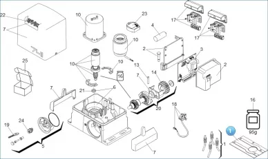 Faac 63003319 Assemblage du plateau