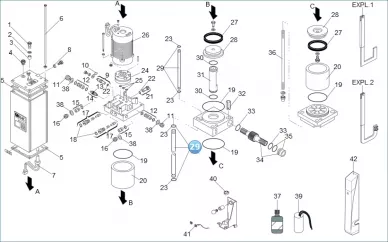 Faac 63003365 Assemblage de tube
