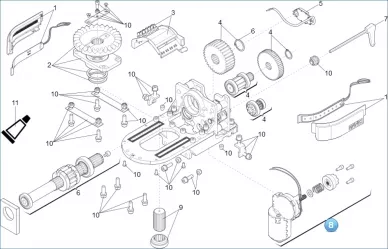 FAAC 63003382 Motor group