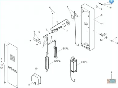 FAAC 63003466 Case and cover (ral 2004) 615 bpr