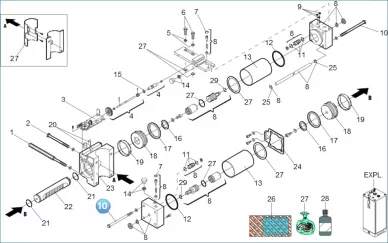 Faac 7011355 Boulon