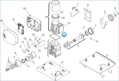 FAAC 7093235 Flat gasket 884