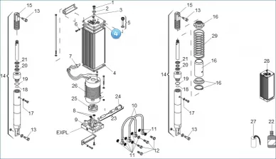 Faac 7099315 Joint pour pompe de barrage