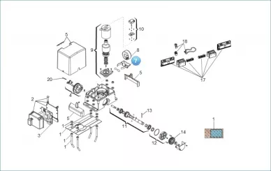 FAAC 722776 Trasformator support 24v 740