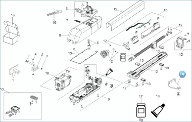 Faac 722809 Support de bôme