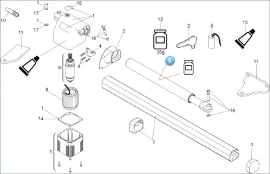 Faac 736060 Tube