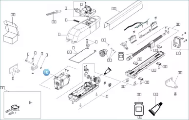 Faac 770889 Unité moteur 115v