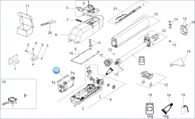 Faac 770890 Ensemble moteur