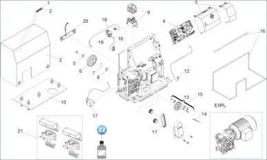 FAAC C851_OIL Oil - not available as spare part