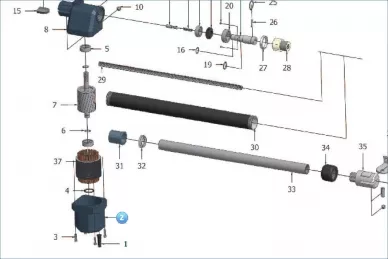 KingGates 1722E4 engine housing LINEAR (RL2)