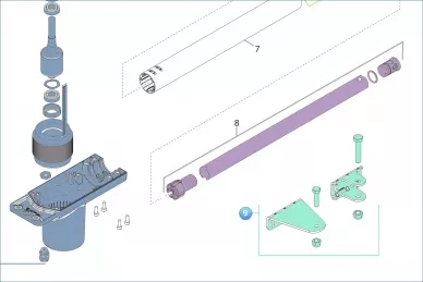 Nice 1722C5 Jeu de poignées