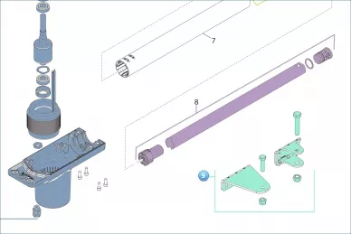 Nice 1722C6 Jeu de poignées