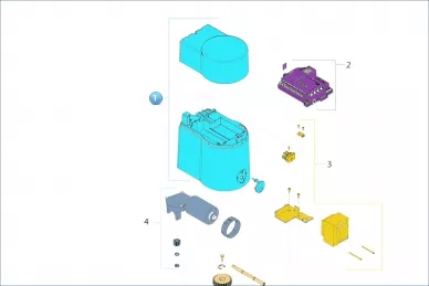 Nice 909100000 Corps en plastique avec couvercle