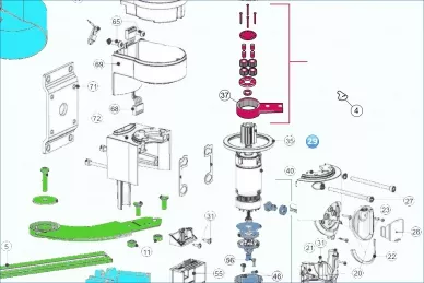 Nice BMG1697MHR07.45 Couvercle avant du carter inférieur amélioré