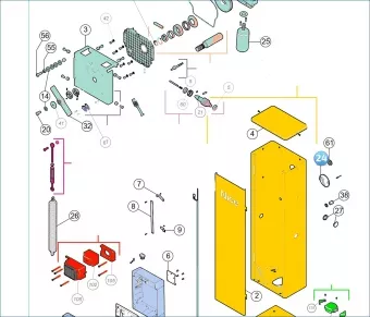 Nice PD0467B0000 Couvercle du cylindre d'embrayage