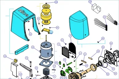 Nice PMD1999.4610 Support de transformateur