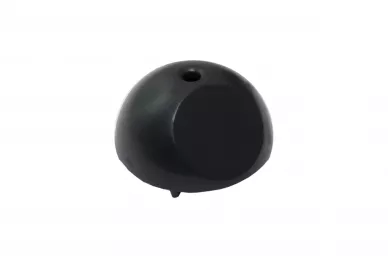 Nice PPD1087A.4540 Bouton gris foncé demi-boule