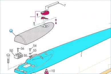 Nice PPD1152.8003 Couvercle du connecteur de câble en plastique