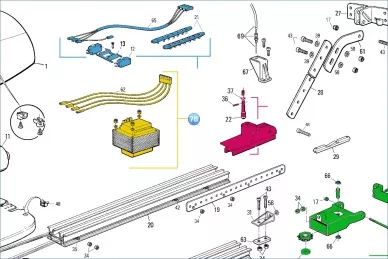Nice PRSP05A Assemblage du transformateur