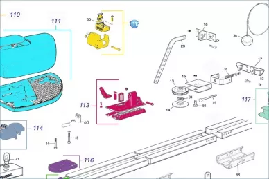 Nice RMHGD1019 Ensemble moteur électrique