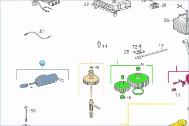 Nice RMHWS1S03 Moteur avec vis sans fin