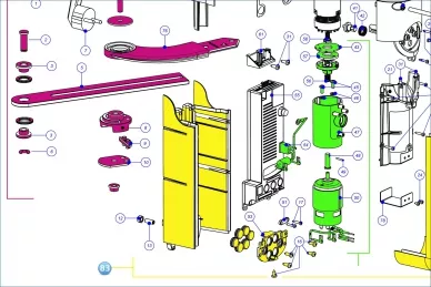 Nice RMHWT2 Kit de pièces de boîtier en plastique