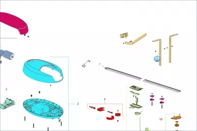 Nice RRL9 Support de suspension au plafond - 2 pièces