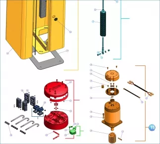Nice SPMTG02900 Moteur avec vis sans fin