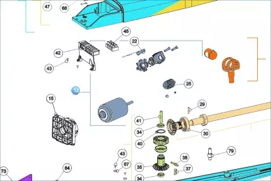 Nice SPMTG10000 Moteur avec vis sans fin