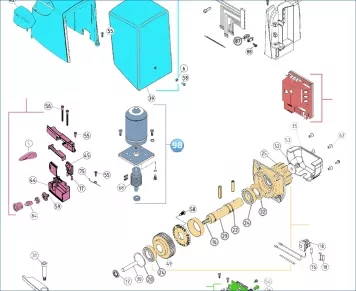 Nice SPMTG10801 Ensemble moteur électrique
